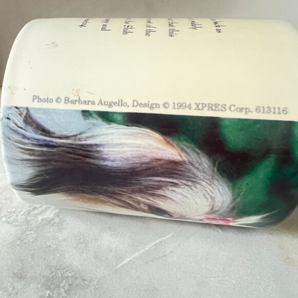 1994 Legend of the Shih Tzu Ceramic Mug Dog Image by Barbara Augello Thailand - Picture 4 of 6